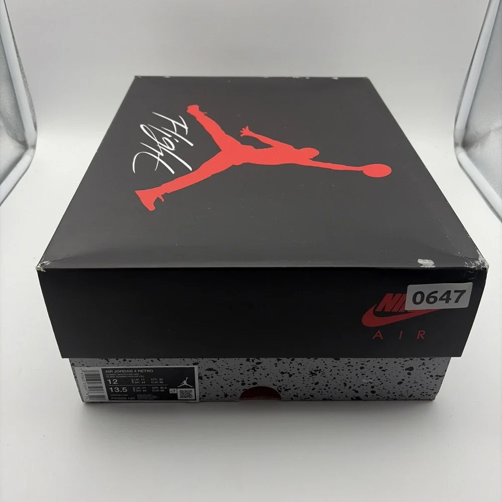 Size 12 - Air Jordan 4 Retro OG 2025 White Cement (FV5029-100)